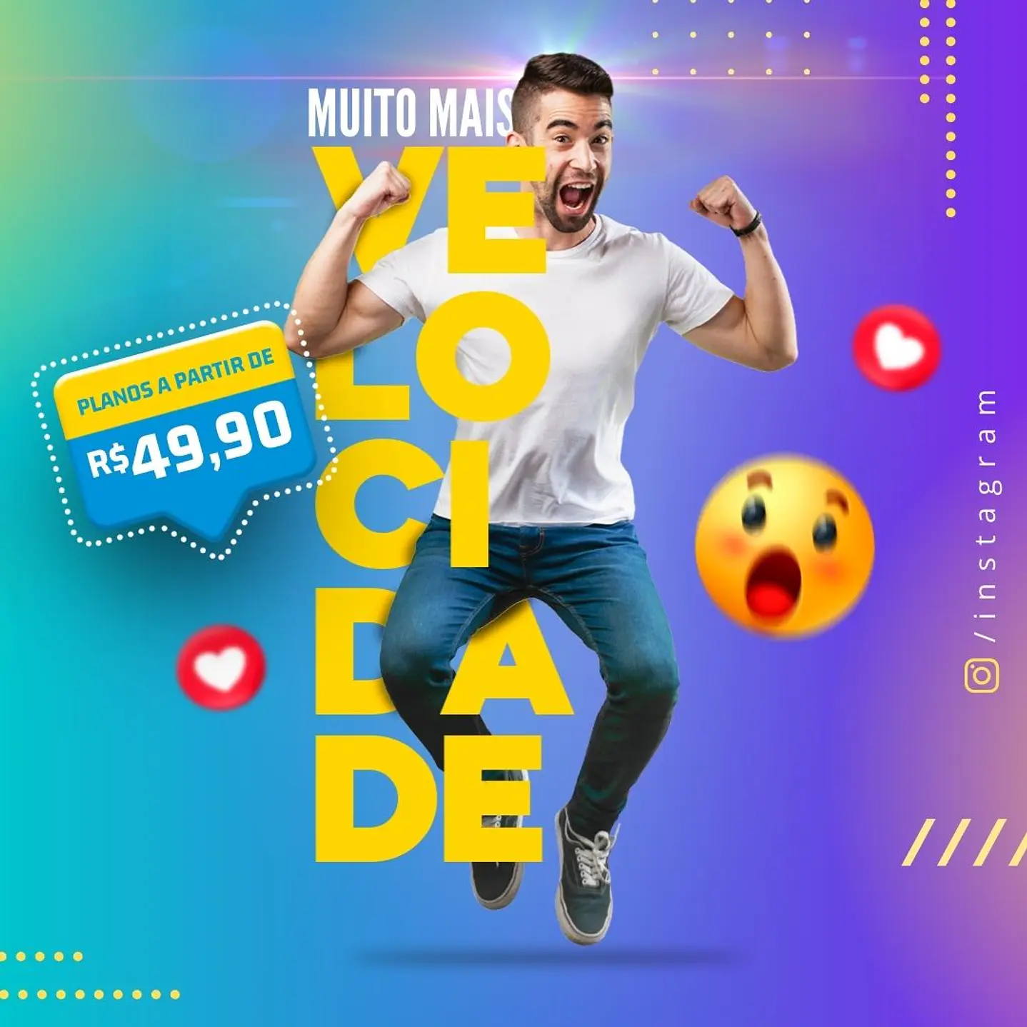 Pack 110 Modelos de Artes Provedor de Internet  - Editável com Canva 3
