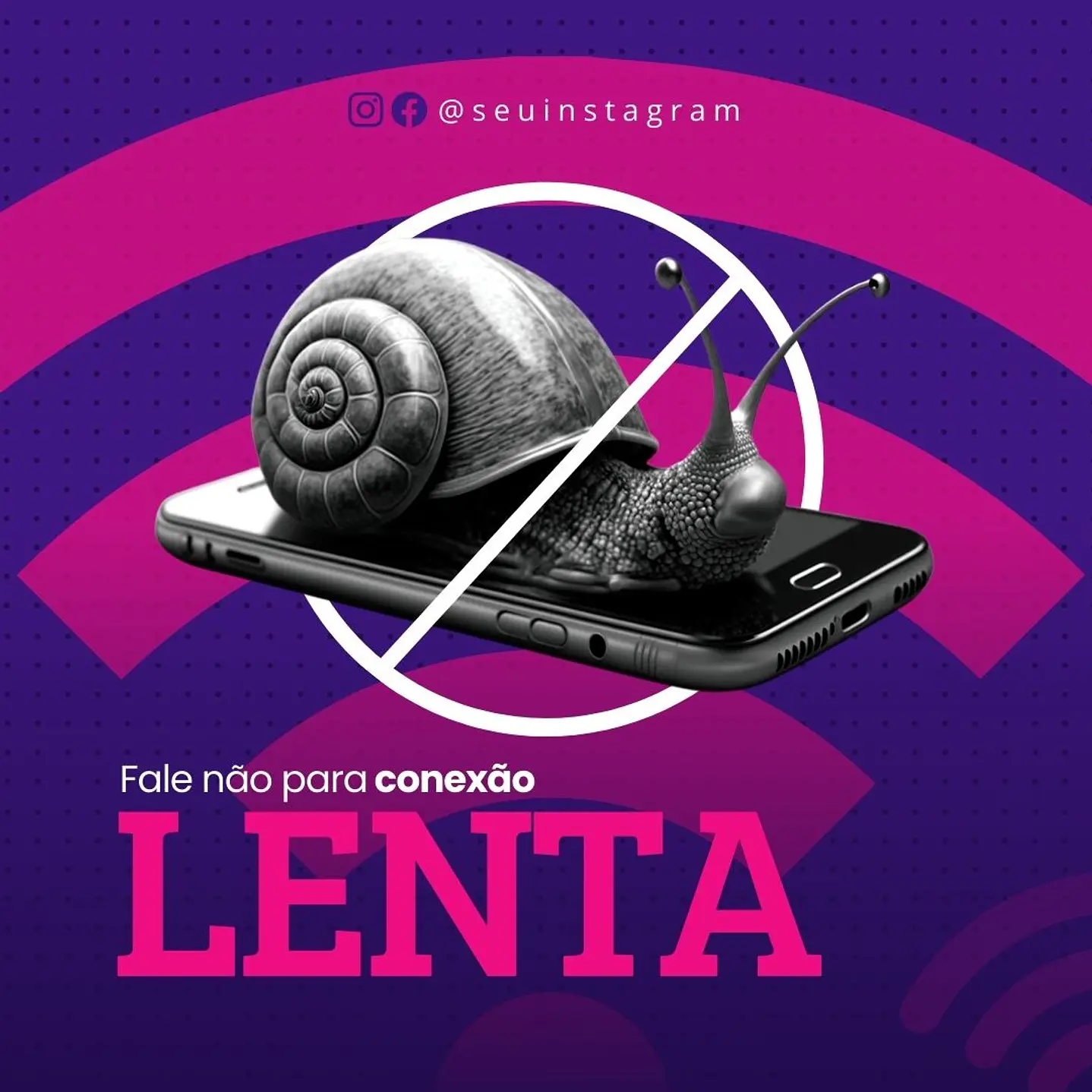 Pack 110 Modelos de Artes Provedor de Internet  - Editável com Canva 12