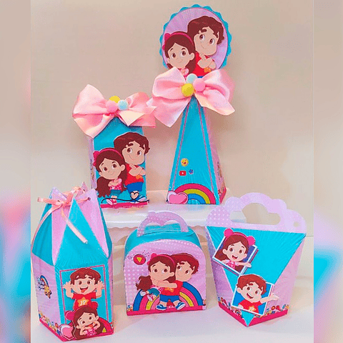 Kit Digital Arquivos de corte Maria Clara e JP Silhouette Studio