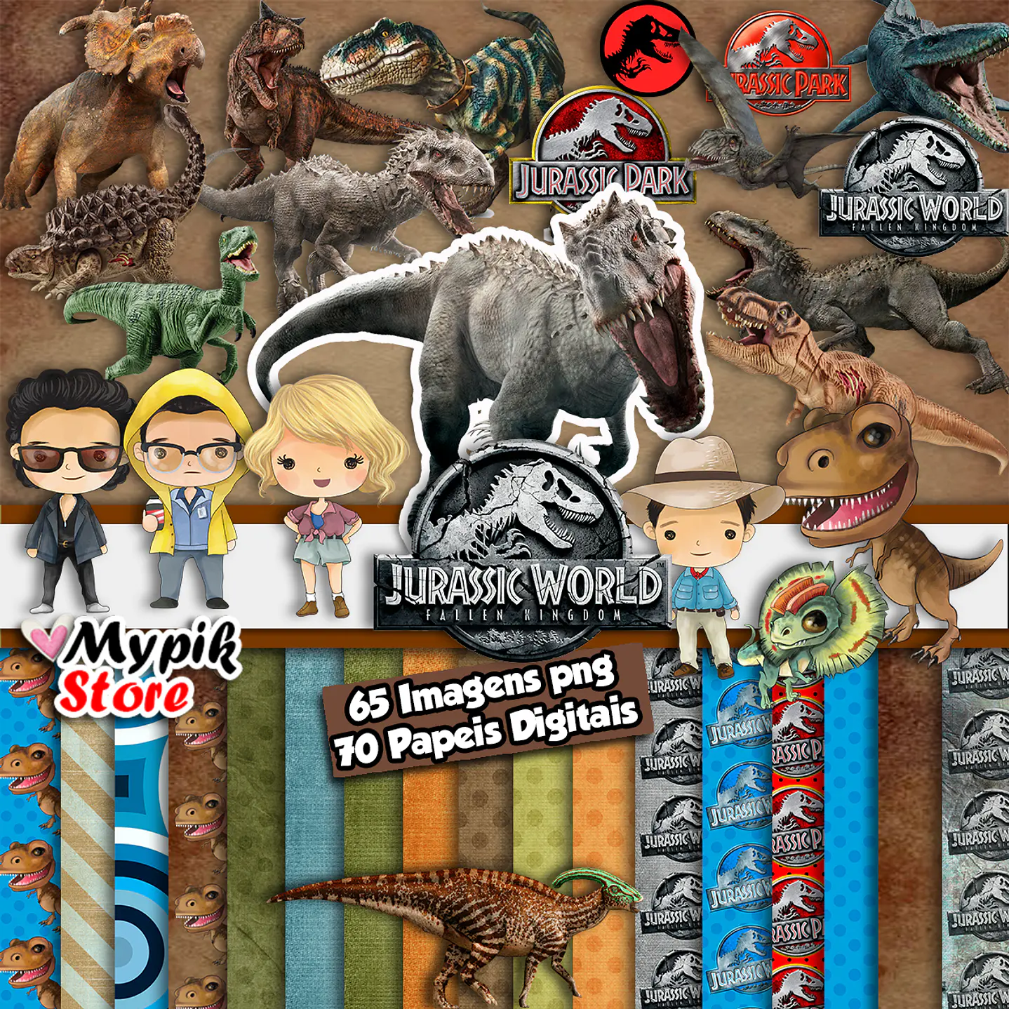 Kit digital Super Jurassic Park - Dinosaur Park 2