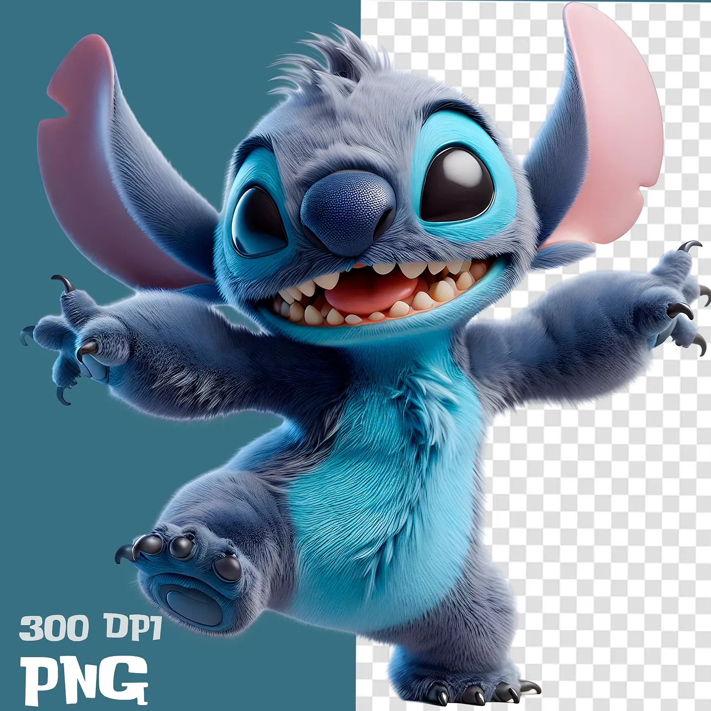 Kit Digital Lilo e Stitch Imagens PNG 2