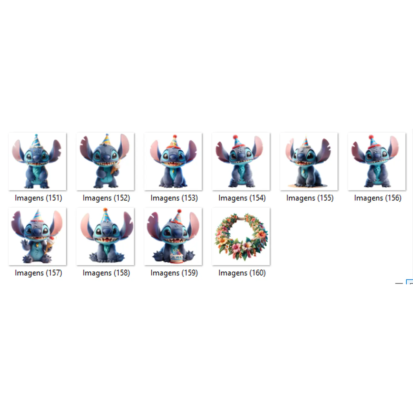 Kit Digital Lilo e Stitch Imagens PNG 9