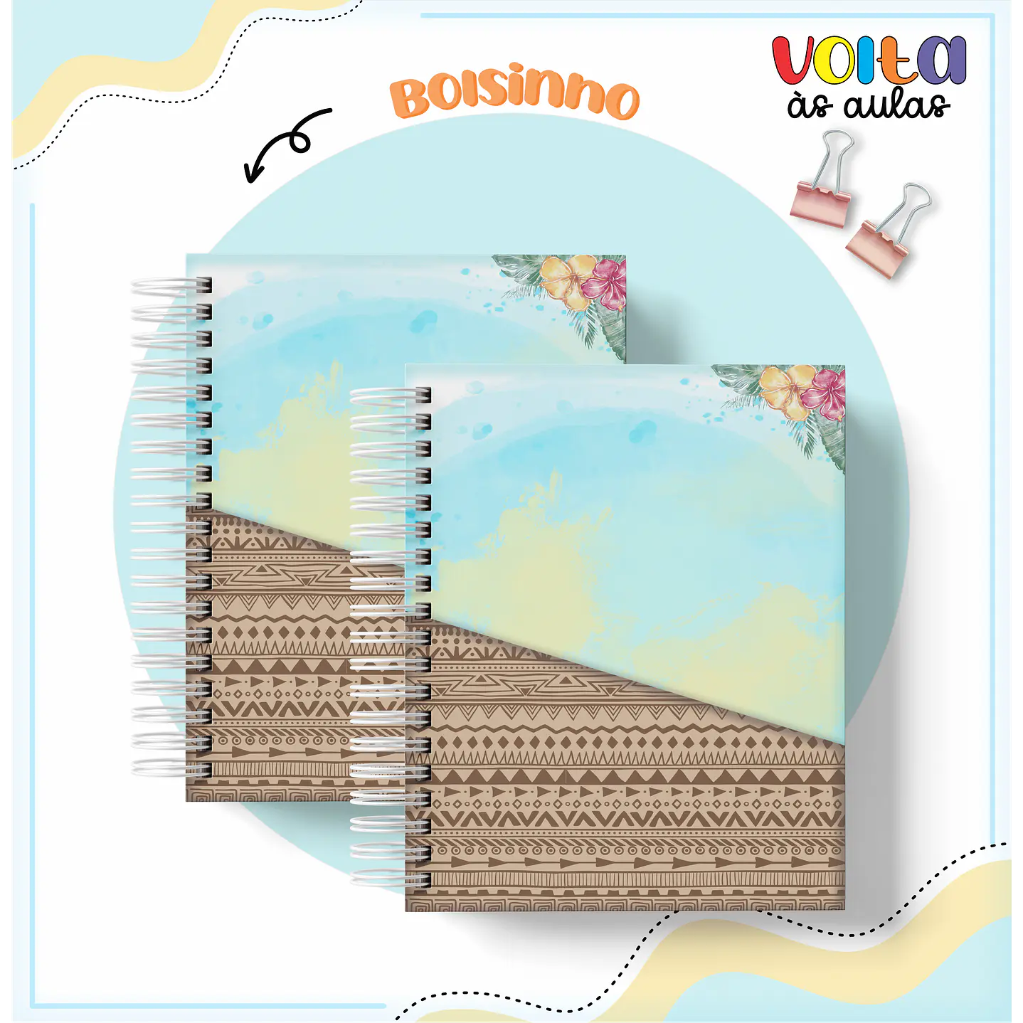 Kit Digital Encadernação Moana Volta ás Aulas  9