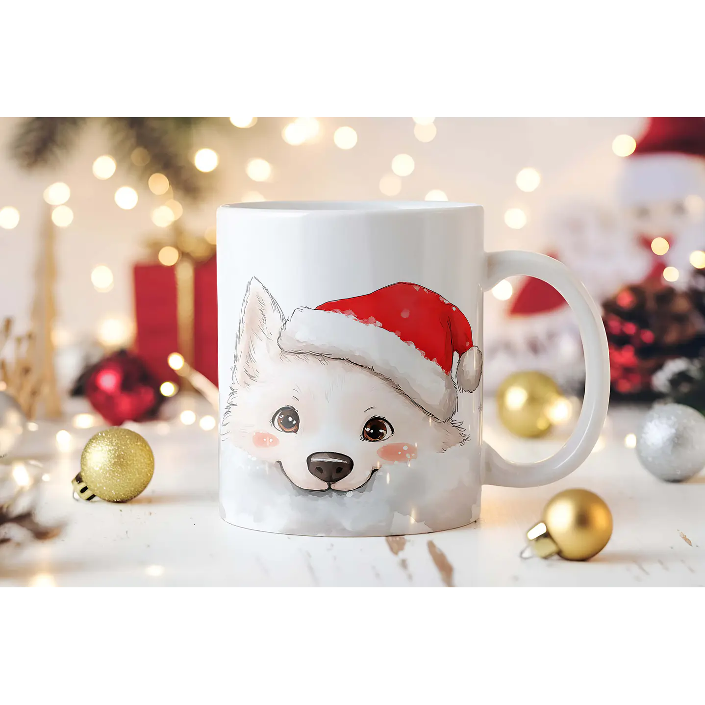 42 Artes Prontas Canecas Natal Aquarela  7