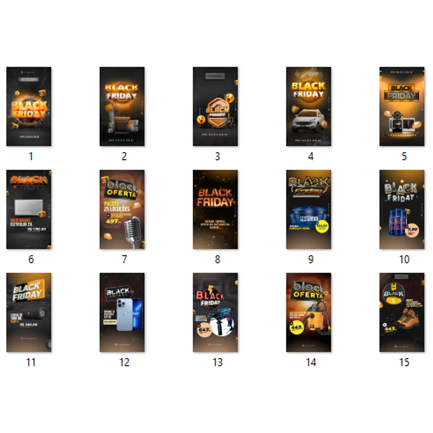 80 Artes Black Friday Editáveis com Canva 6