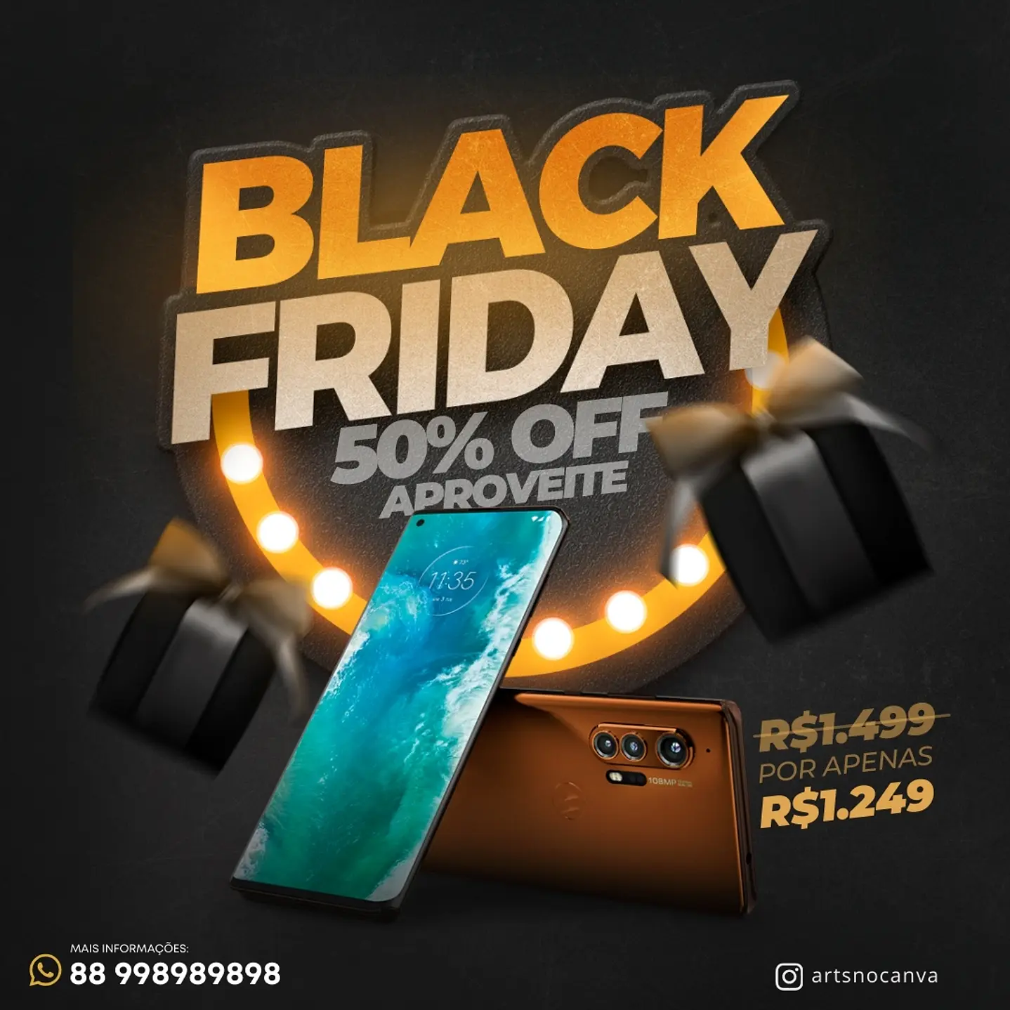80 Artes Black Friday Editáveis com Canva 22