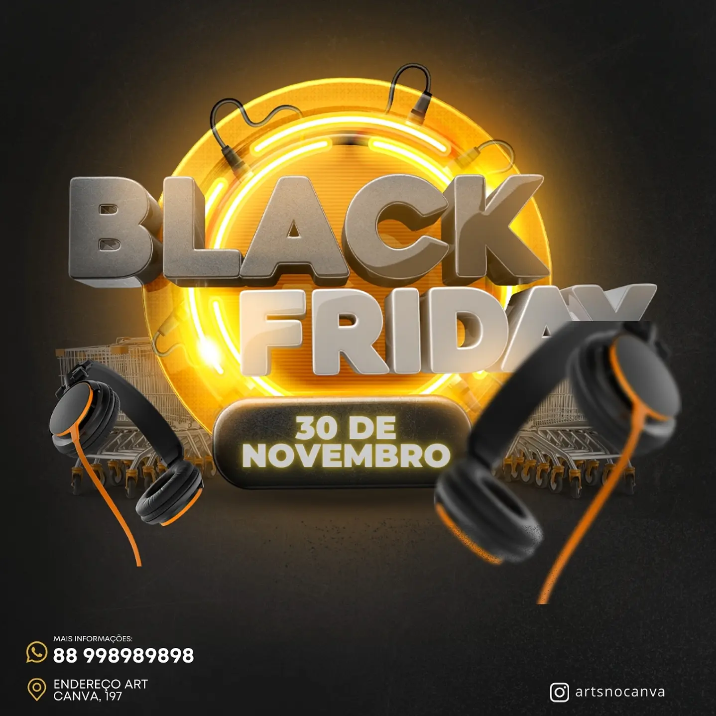 80 Artes Black Friday Editáveis com Canva 23