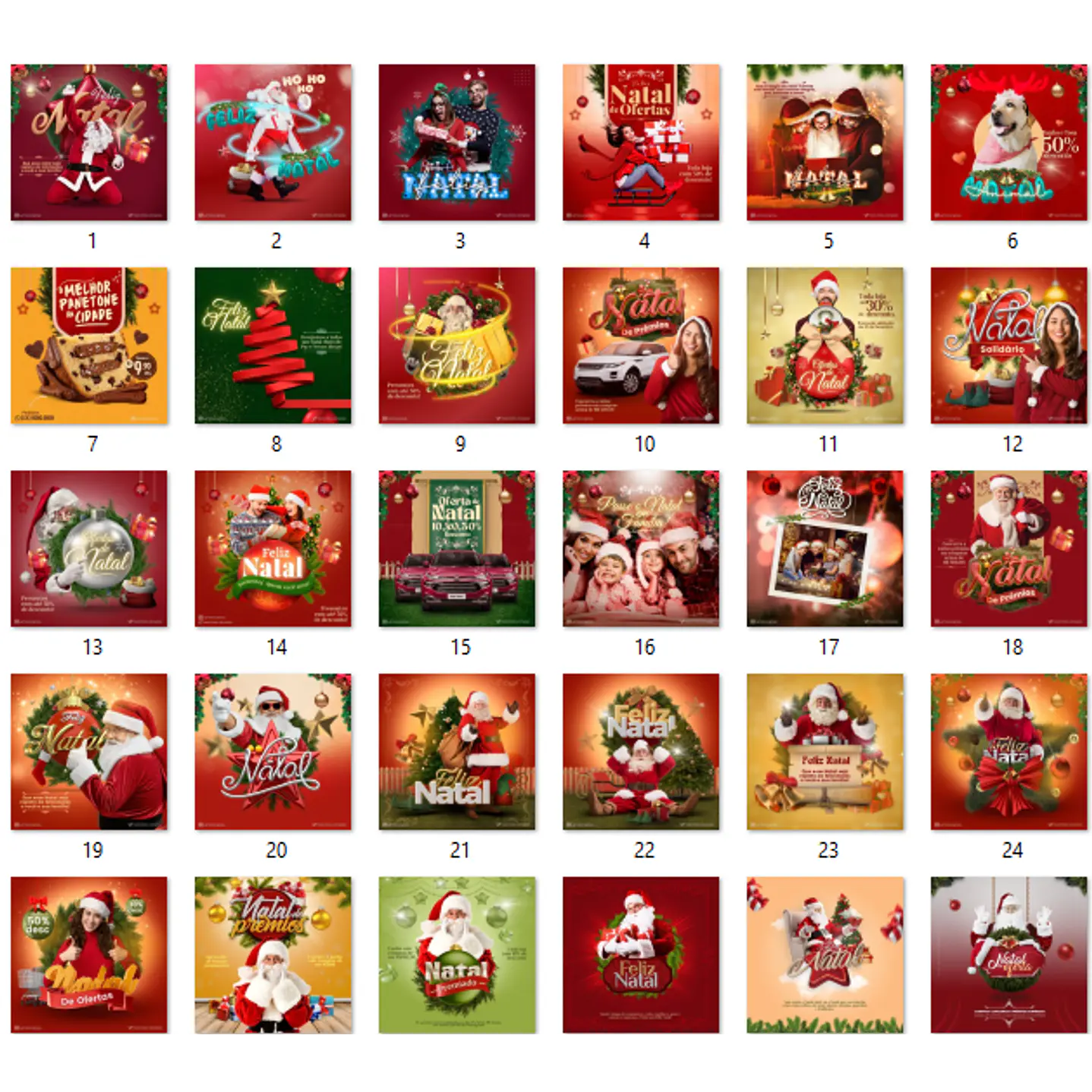 115 Artes Natal Editáveis com Canva 5