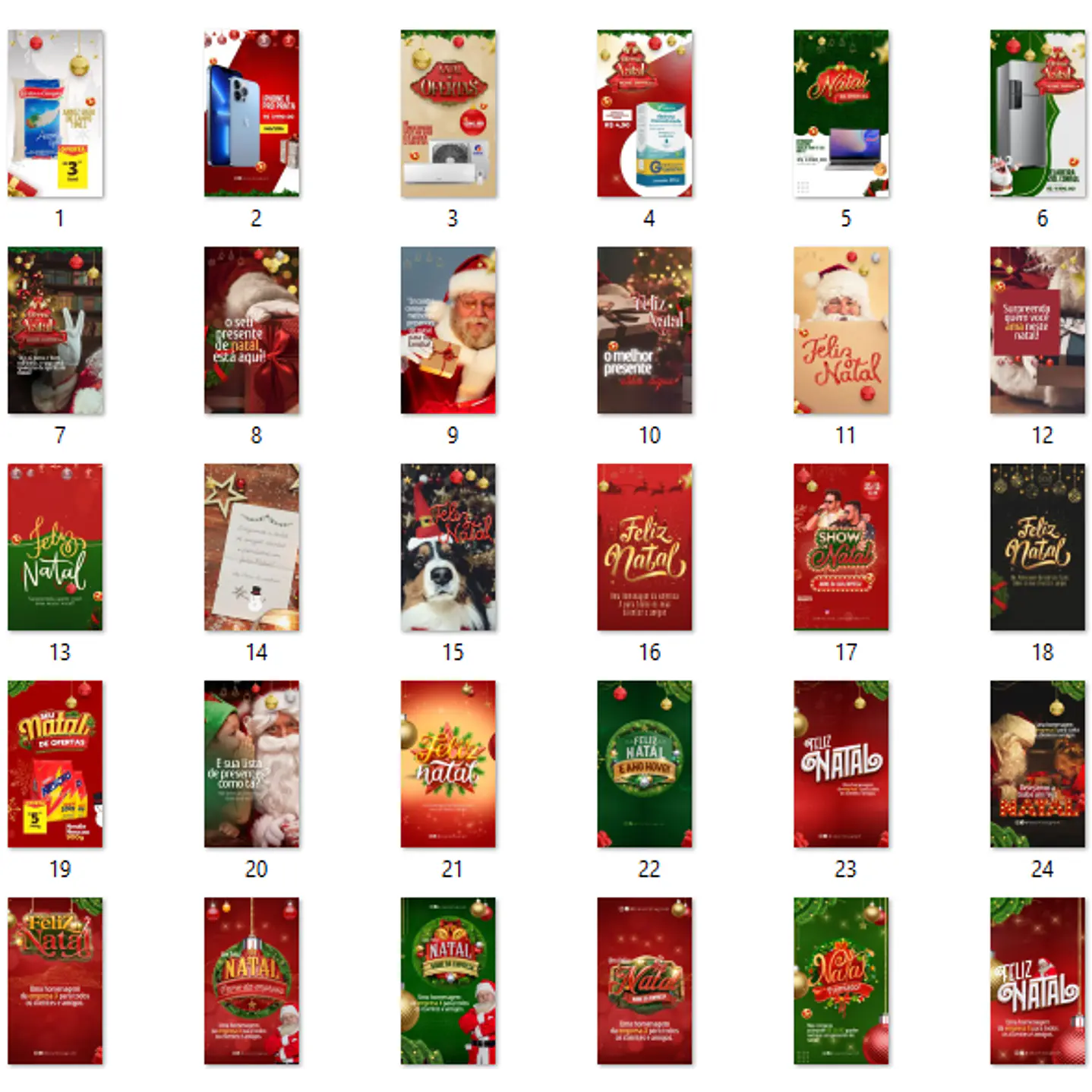 115 Artes Natal Editáveis com Canva 8