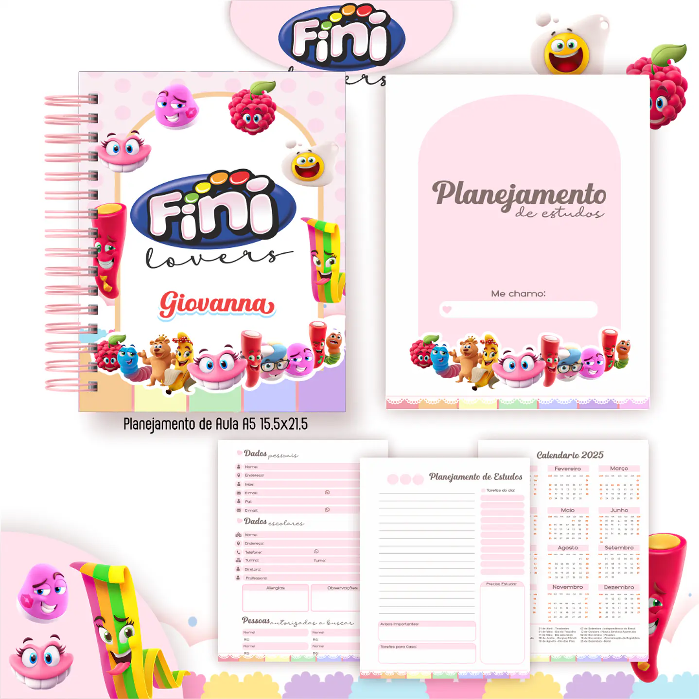 Kit Digital Encadernação Fini - Completo  2