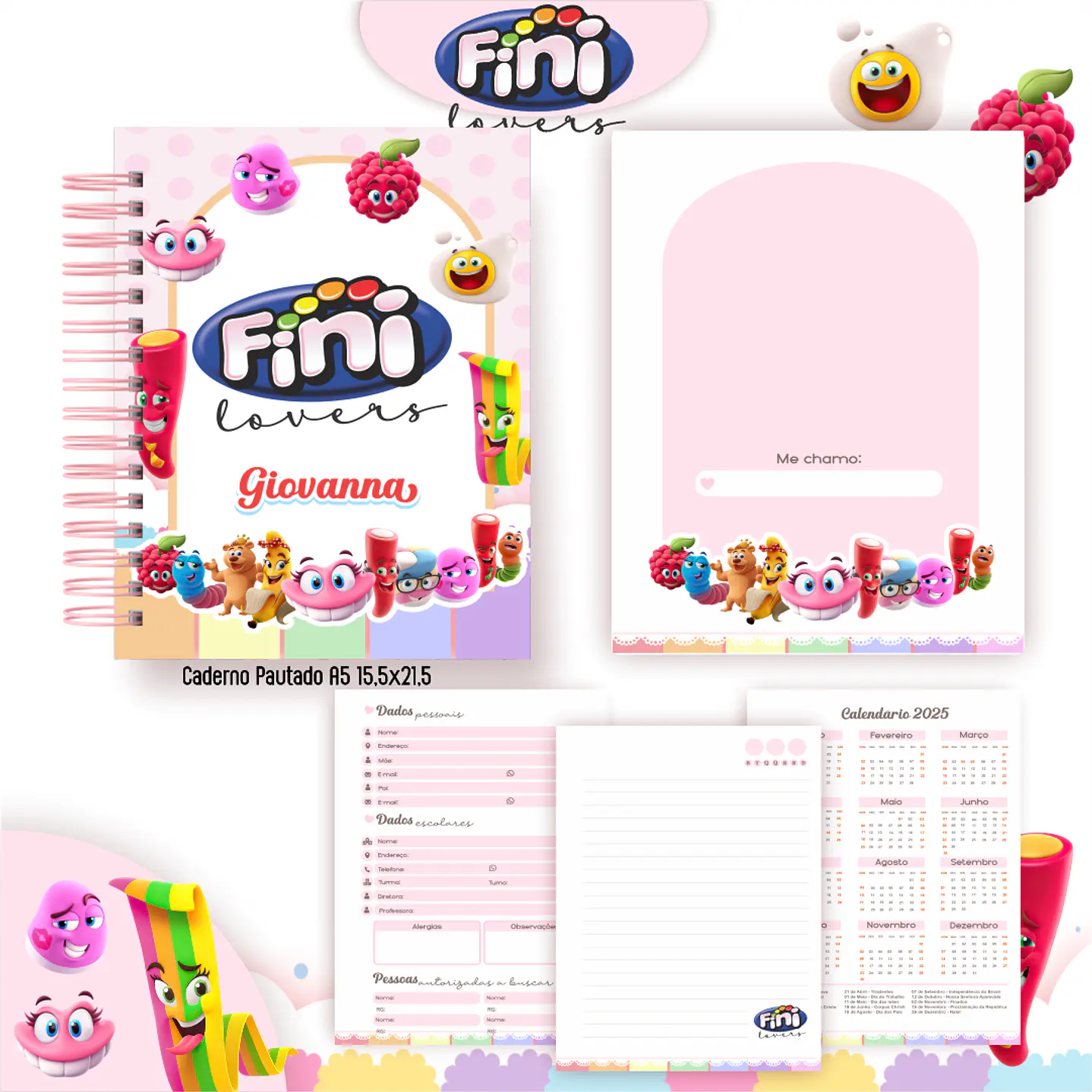 Kit Digital Encadernação Fini - Completo  3