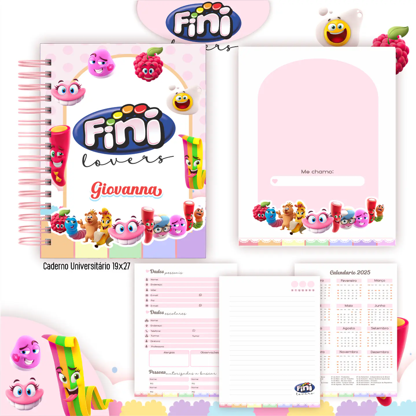 Kit Digital Encadernação Fini - Completo  4