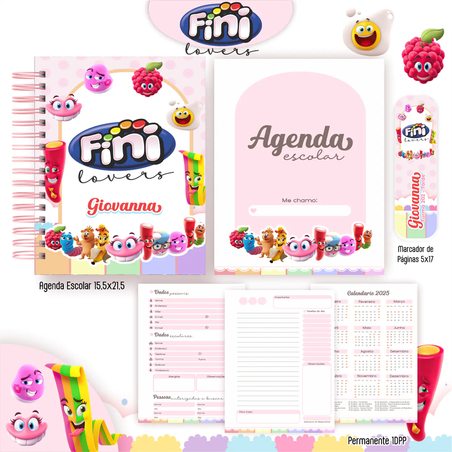 Kit Digital Encadernação Fini - Completo  5