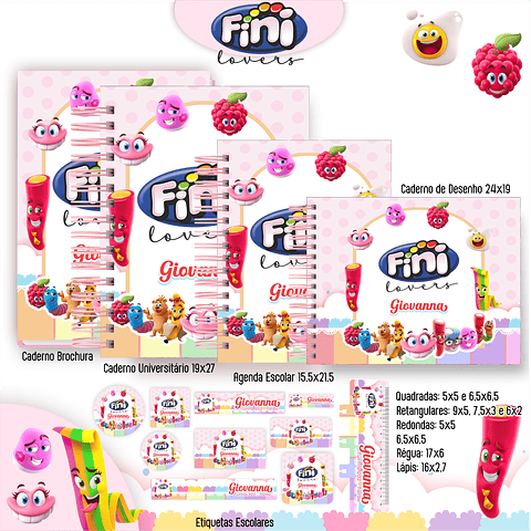 Kit Digital Encadernação Fini - Completo 