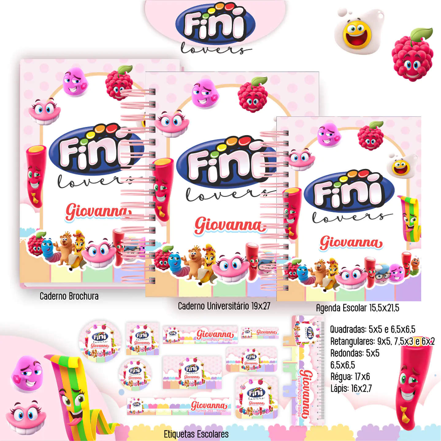 Kit Digital Encadernação Fini - Completo  7
