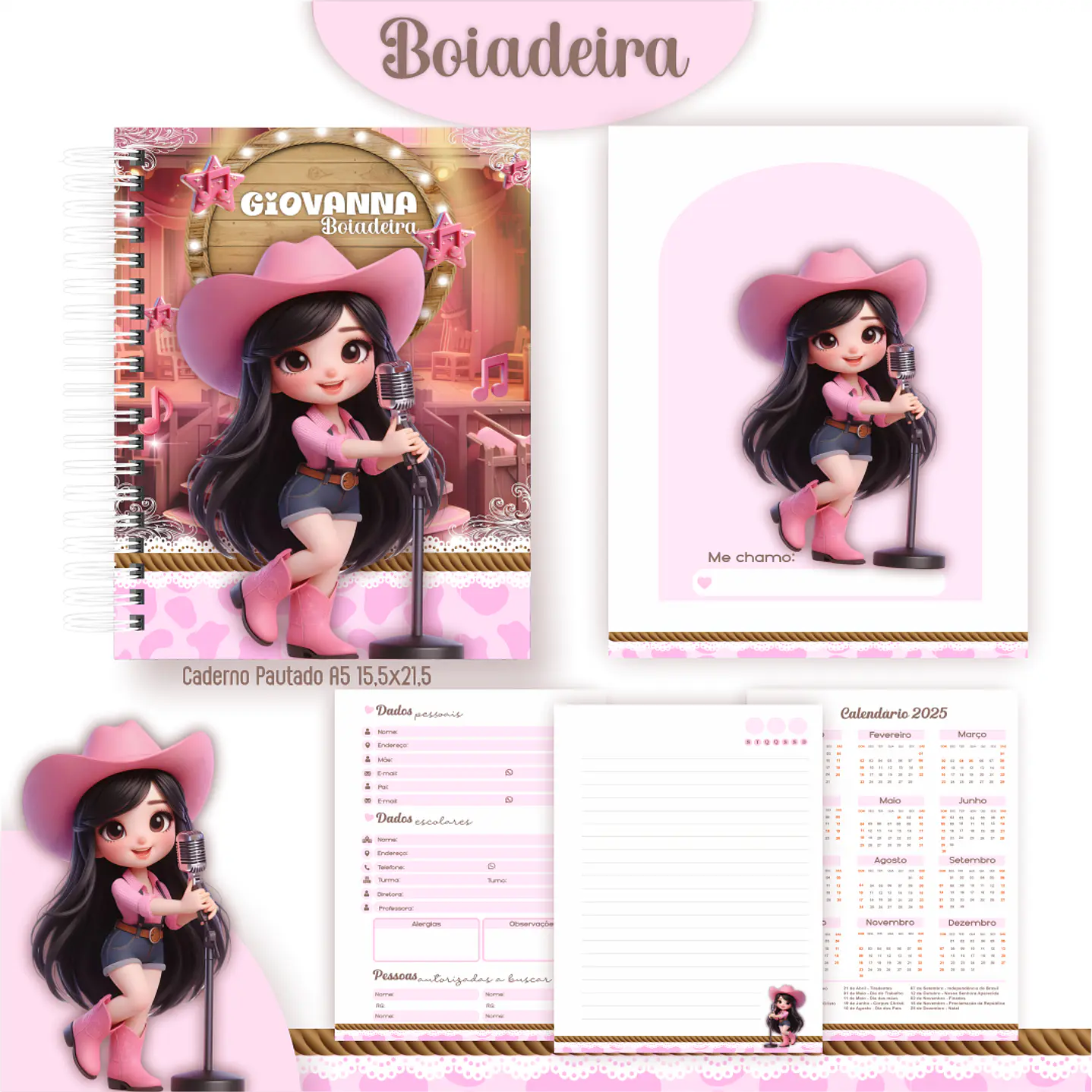 Kit Digital Encadernação Boiadeira - Completo  3