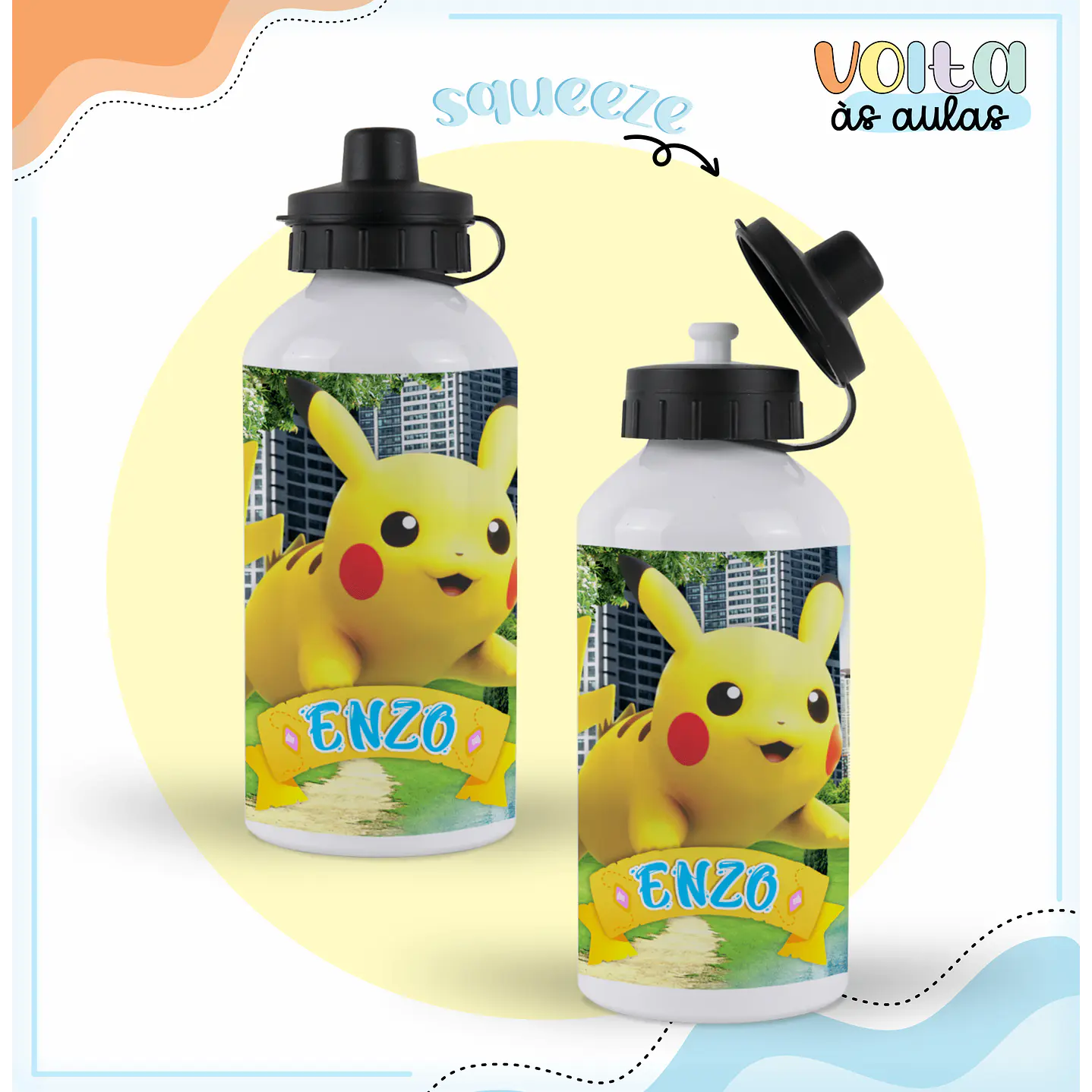 Kit Digital Encadernação Pokémon GO - Volta às Aulas  8