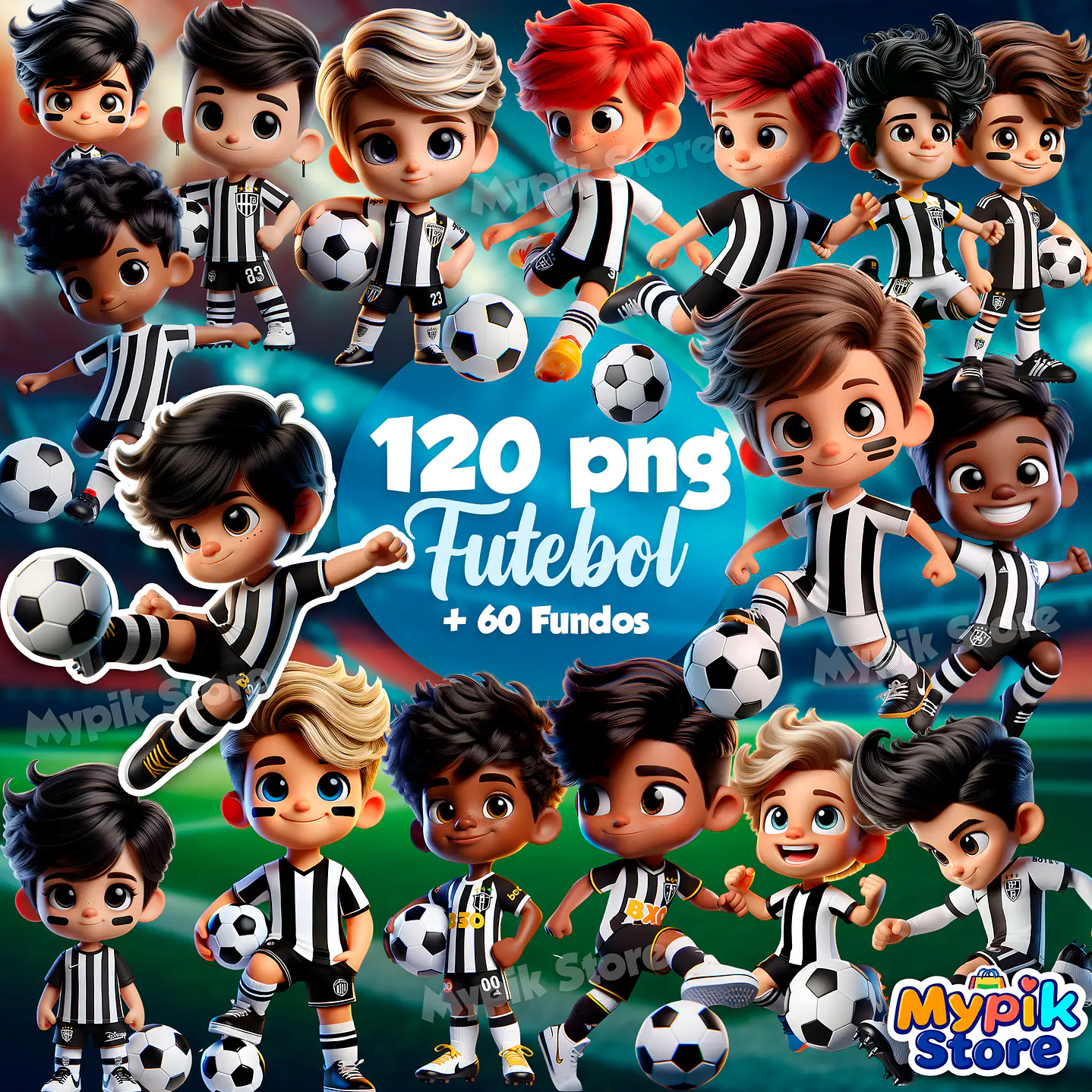Kit Digital Futebol Imagens PNG  1