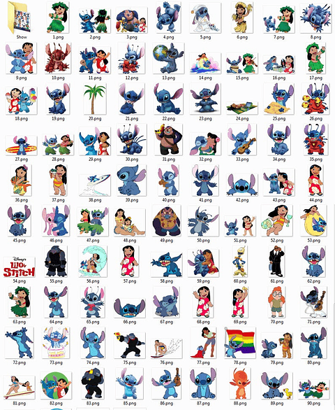 Kit Digital Lilo e Stitch