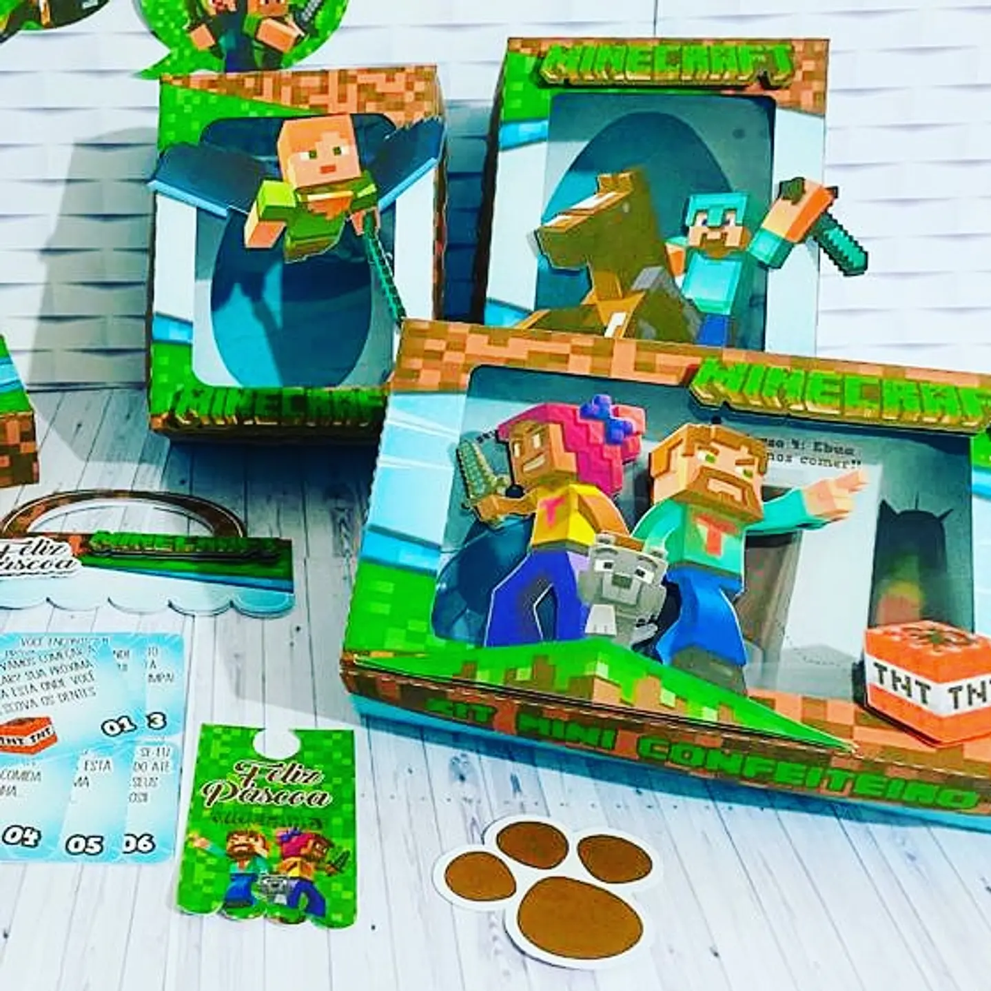 Arquivo de Corte Minecraft Páscoa e Caça aos Ovos 12