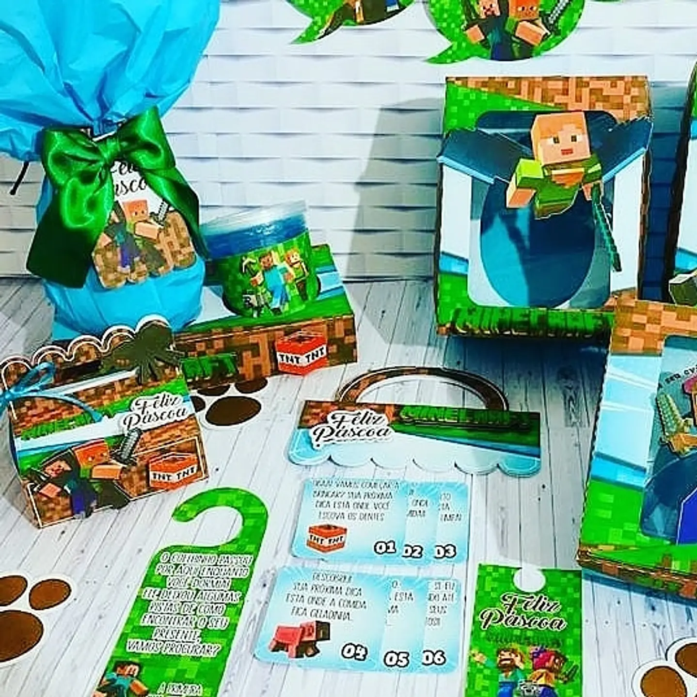 Arquivo de Corte Minecraft Páscoa e Caça aos Ovos 13