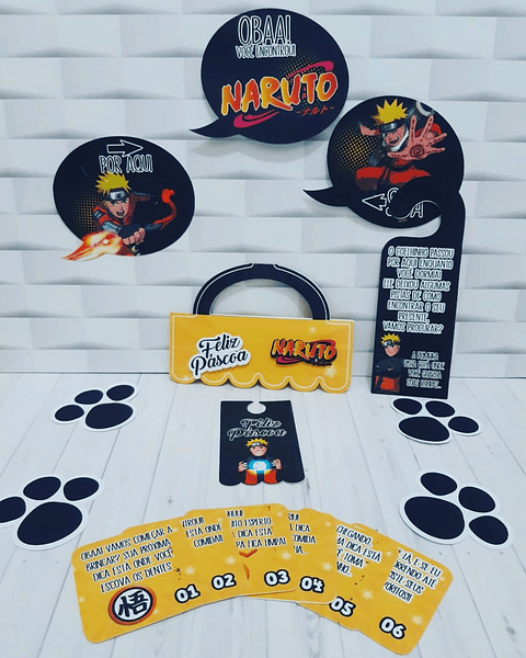 Arquivo de Corte Naruto Páscoa e Caça aos Ovos