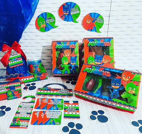 Arquivo de Corte PJ Masks Páscoa e Caça aos Ovos 