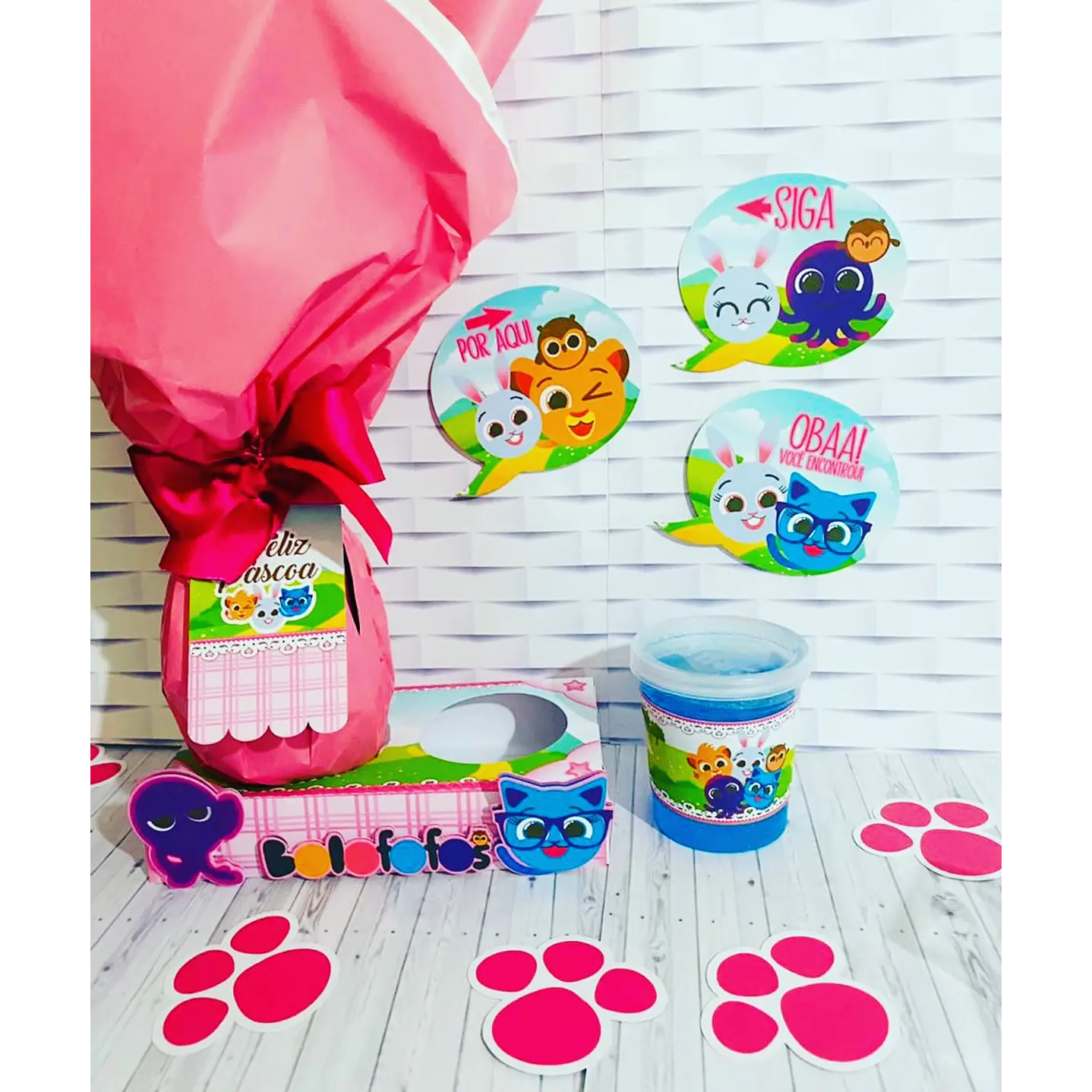 Arquivo de Corte Bolofofos Páscoa e Caça aos Ovos - Menina 4