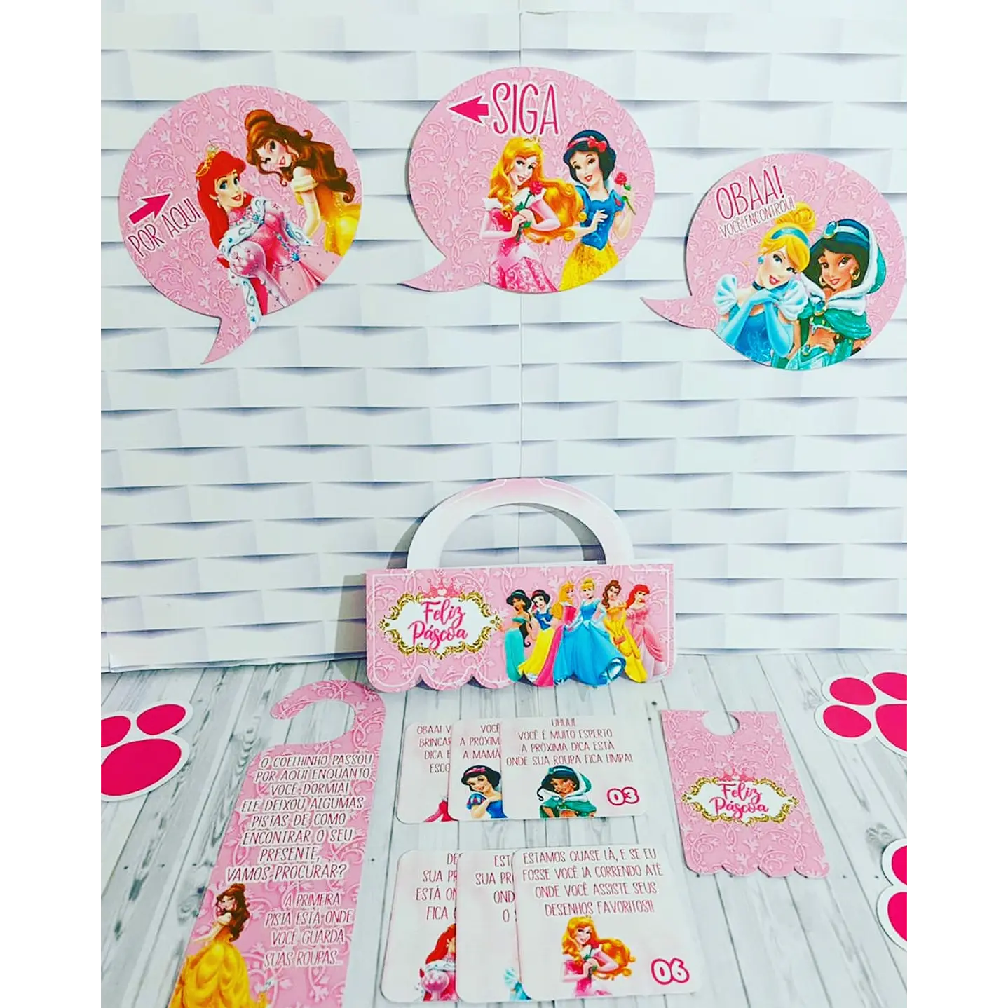 Arquivo de Corte Princesas Páscoa e Caças aos Ovos  8