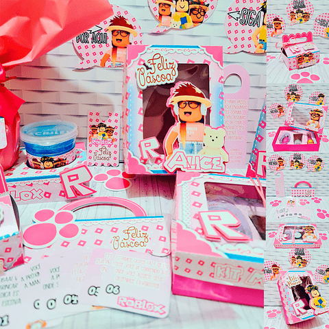 Arquivo de Corte Roblox Menina Páscoa e Caça aos Ovos