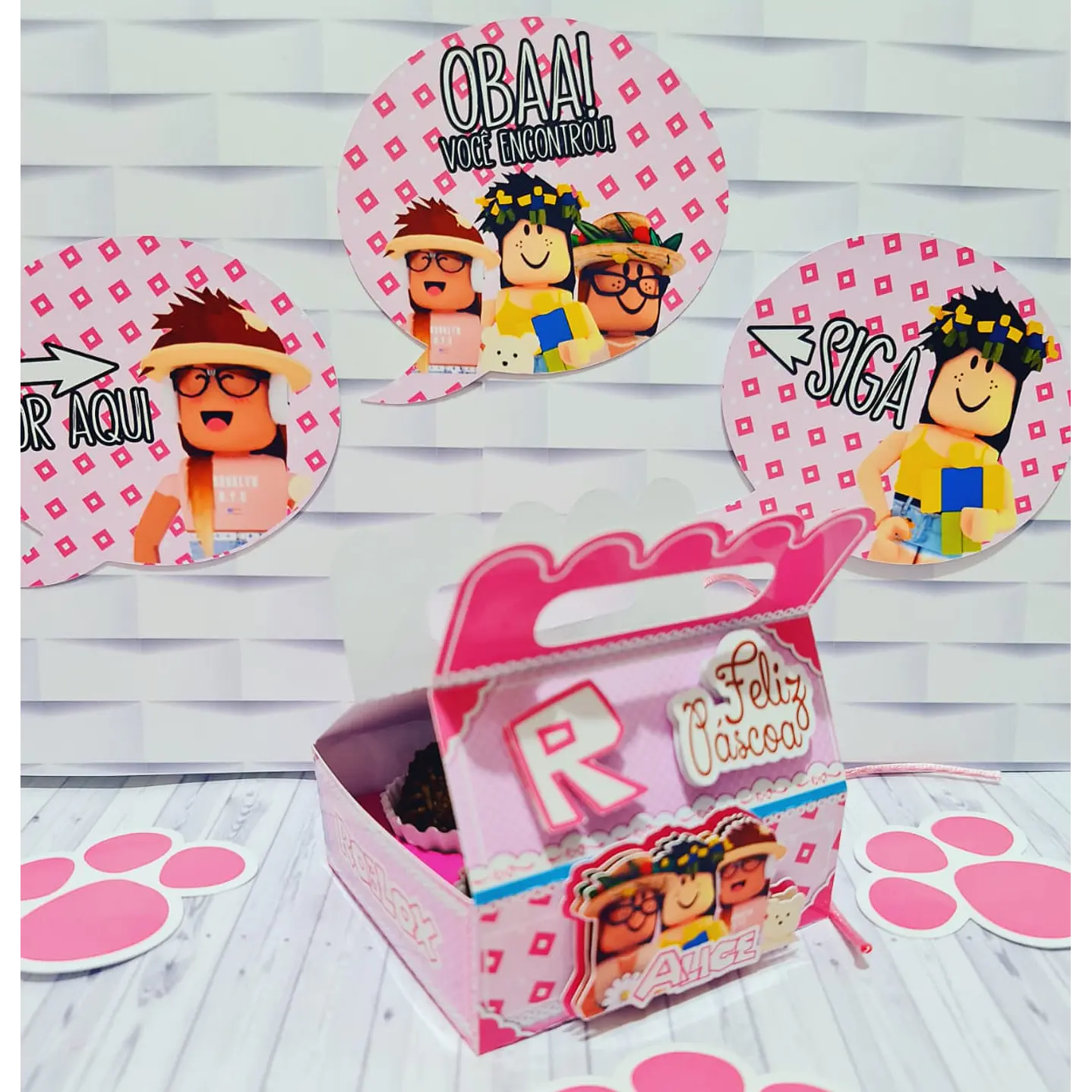 Arquivo de Corte Roblox Menina Páscoa e Caça aos Ovos 2