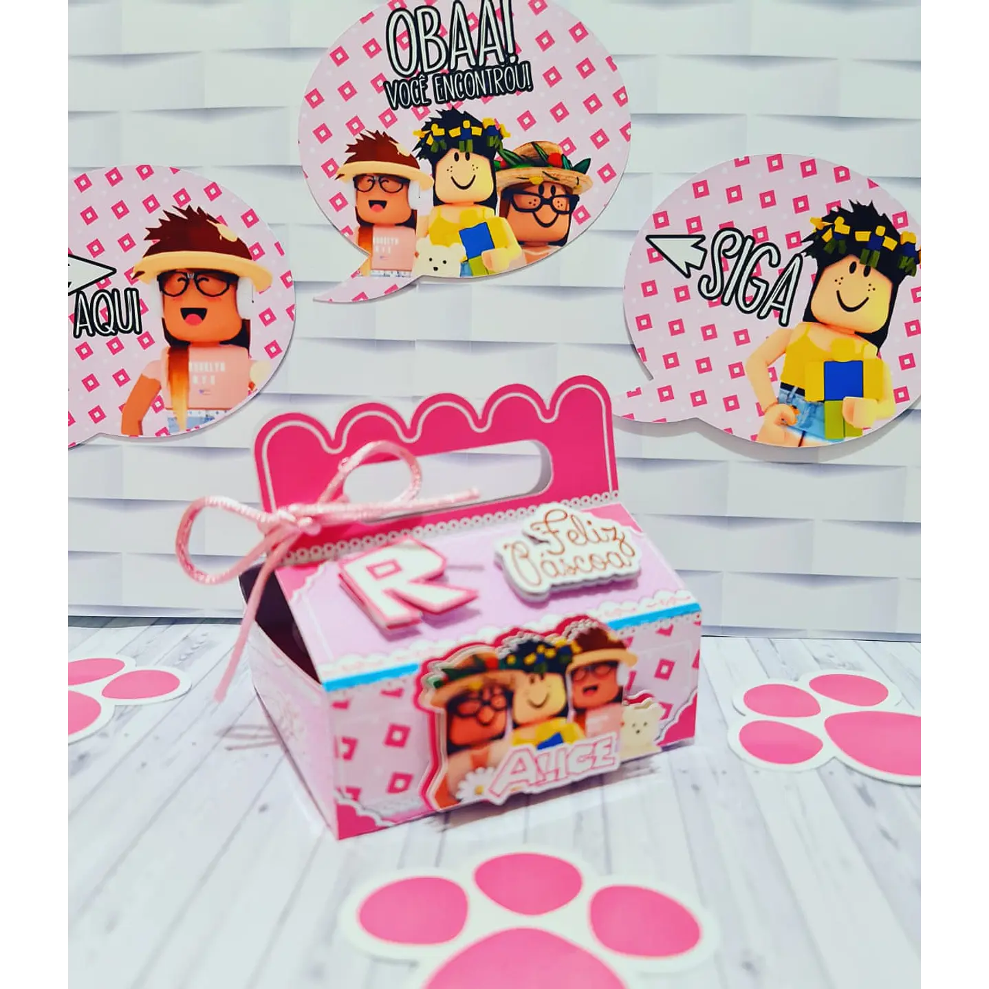 Arquivo de Corte Roblox Menina Páscoa e Caça aos Ovos 7