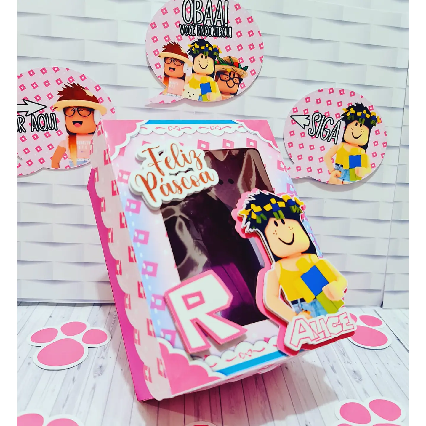 Arquivo de Corte Roblox Menina Páscoa e Caça aos Ovos 10