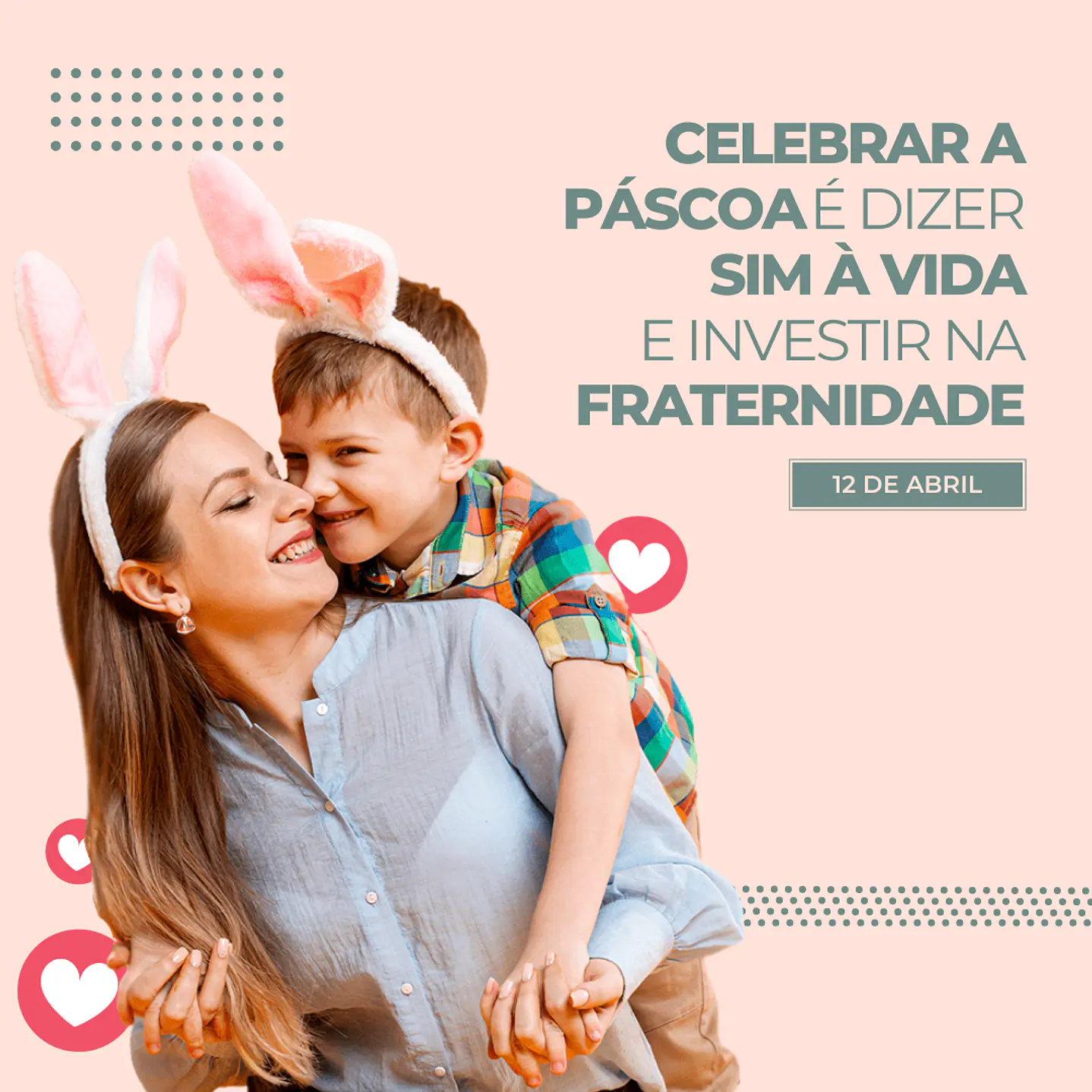 134 Modelos de Artes Páscoa Mídias Socias  - Editáveis no Canva 8