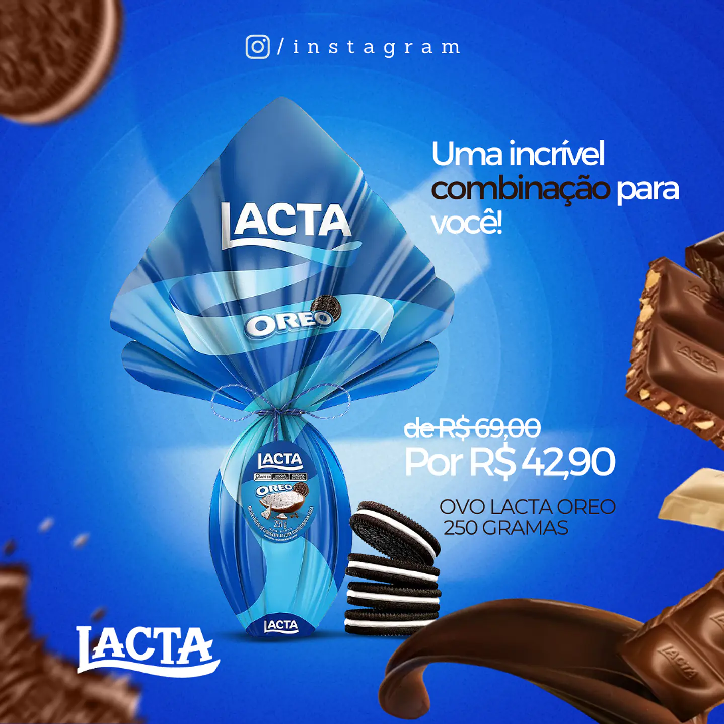 134 Modelos de Artes Páscoa Mídias Socias  - Editáveis no Canva 10