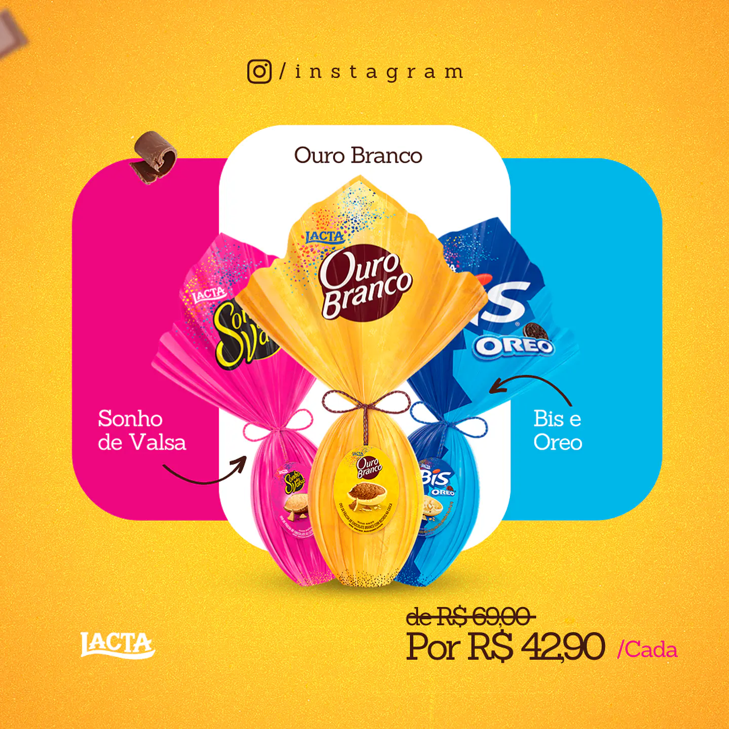 134 Modelos de Artes Páscoa Mídias Socias  - Editáveis no Canva 11