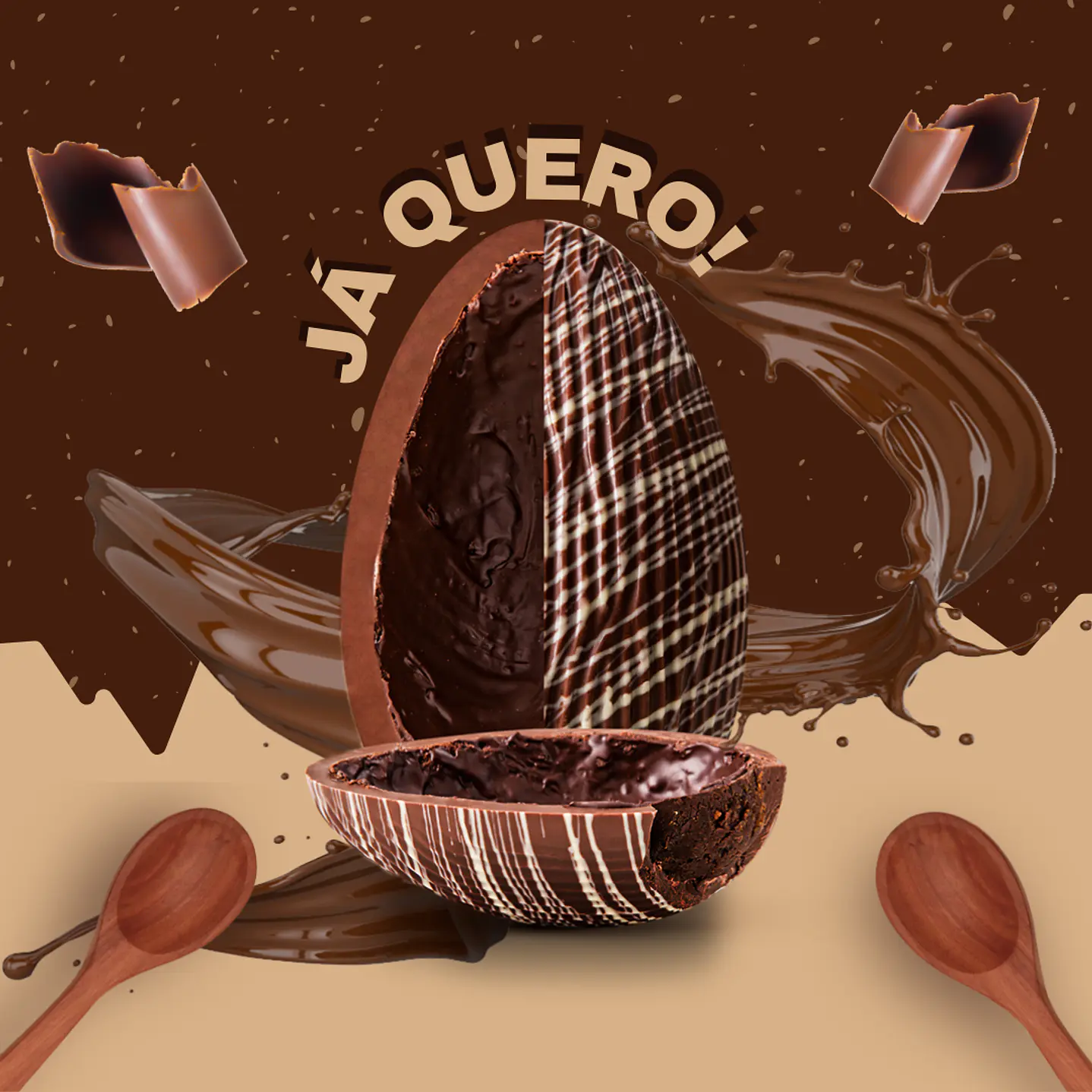 134 Modelos de Artes Páscoa Mídias Socias  - Editáveis no Canva 19