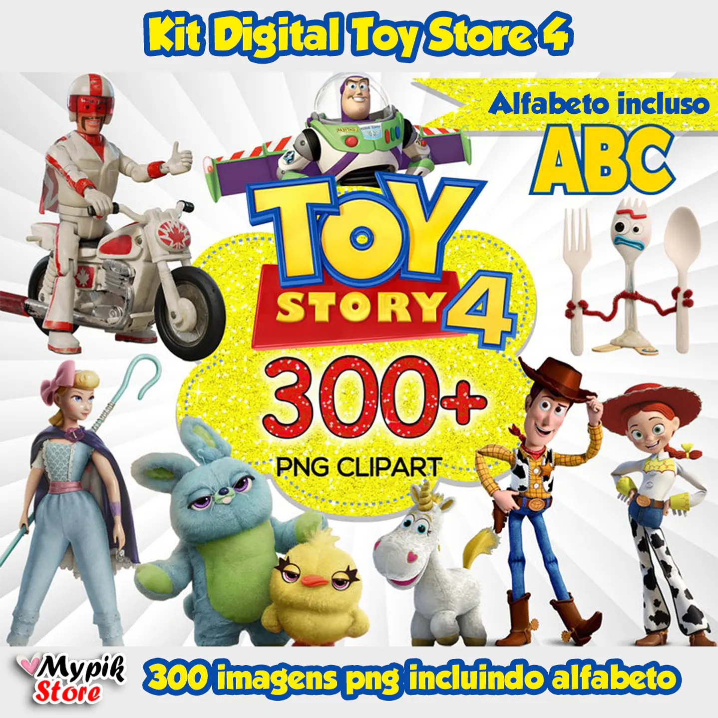 Kit de imagen digital Png Toy Story 4 2