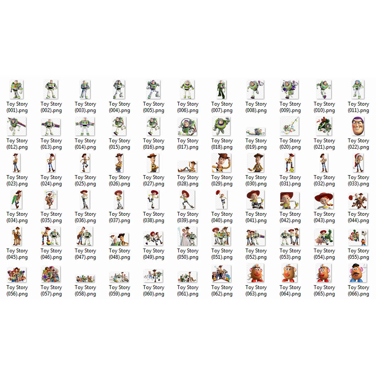 Kit de imagen digital Png Toy Story 4 3