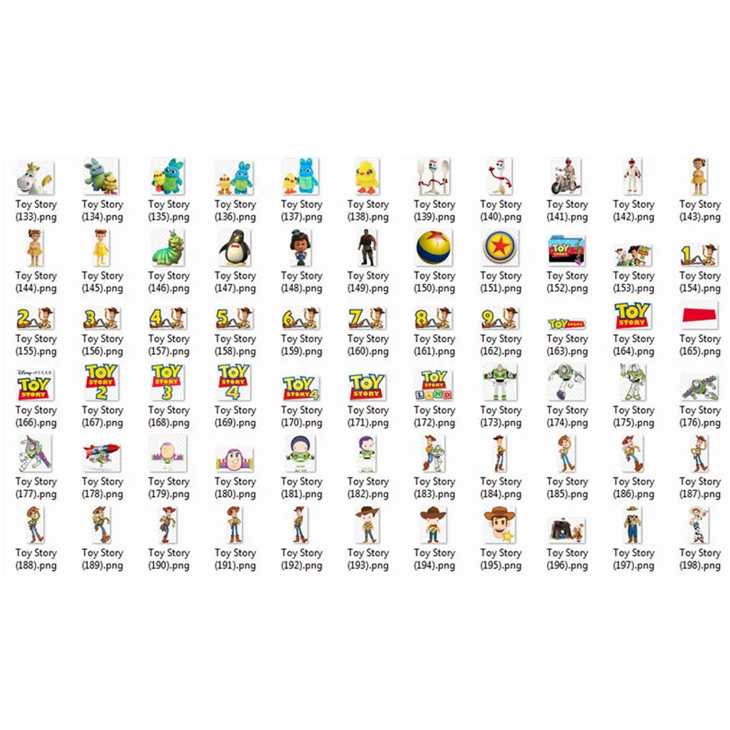 Kit de imagen digital Png Toy Story 4 5