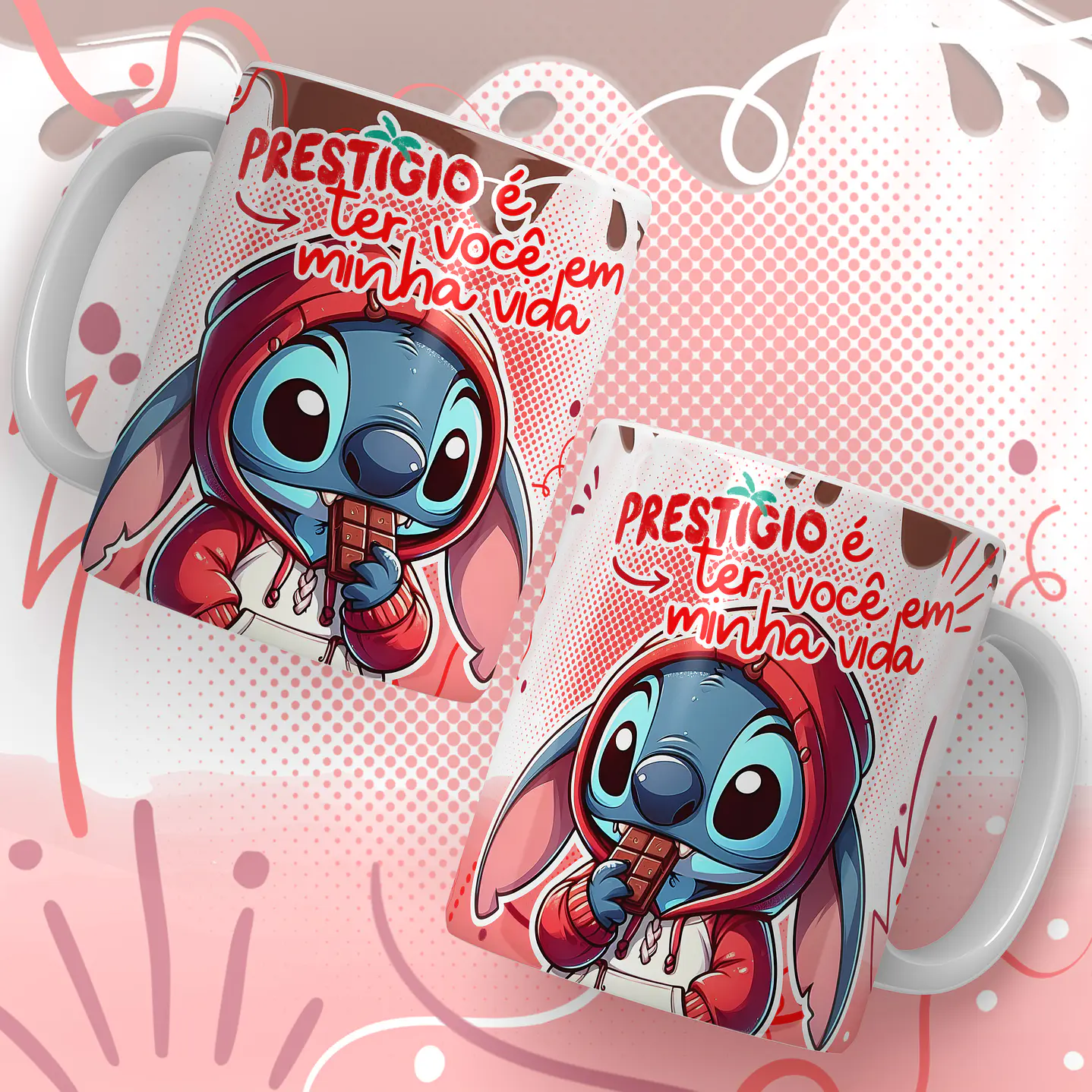 Kit Digital Artes para Canecas Stitch Páscoa 7