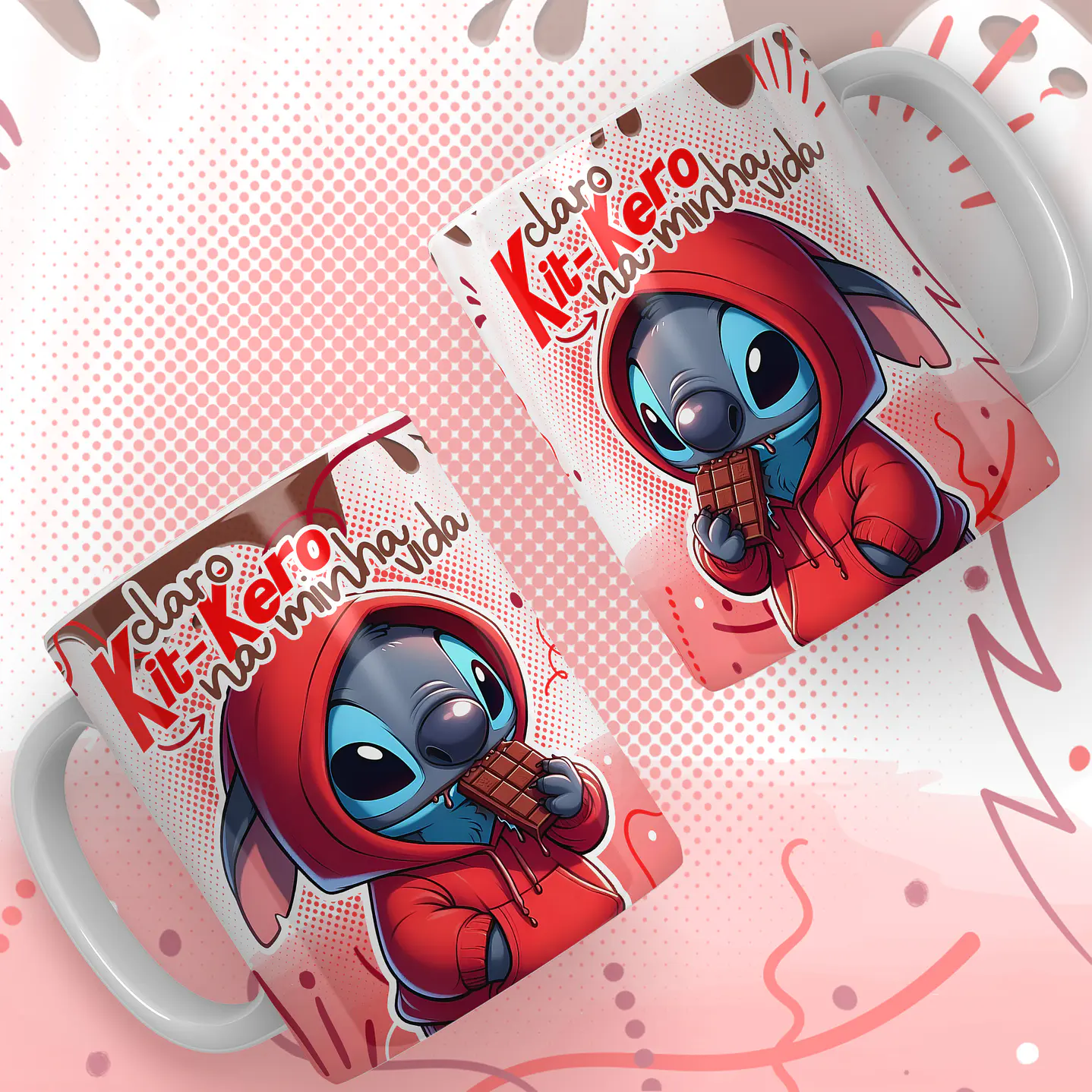 Kit Digital Artes para Canecas Stitch Páscoa 8