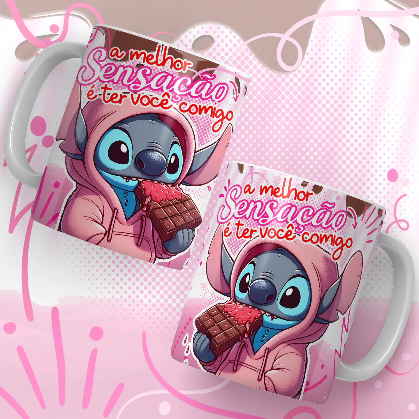 Kit Digital Artes para Canecas Stitch Páscoa 13