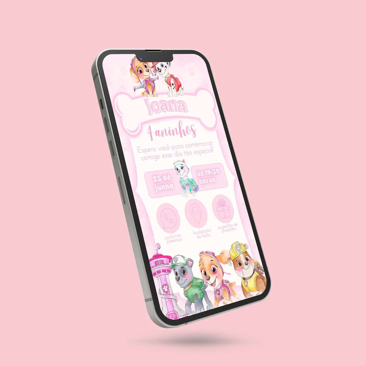 Pack Convites Interativos Digitais - Editável com Canva 3