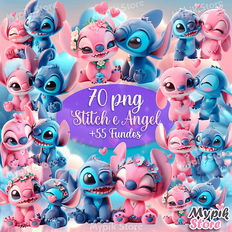 Kit Digital Stitch e Angel