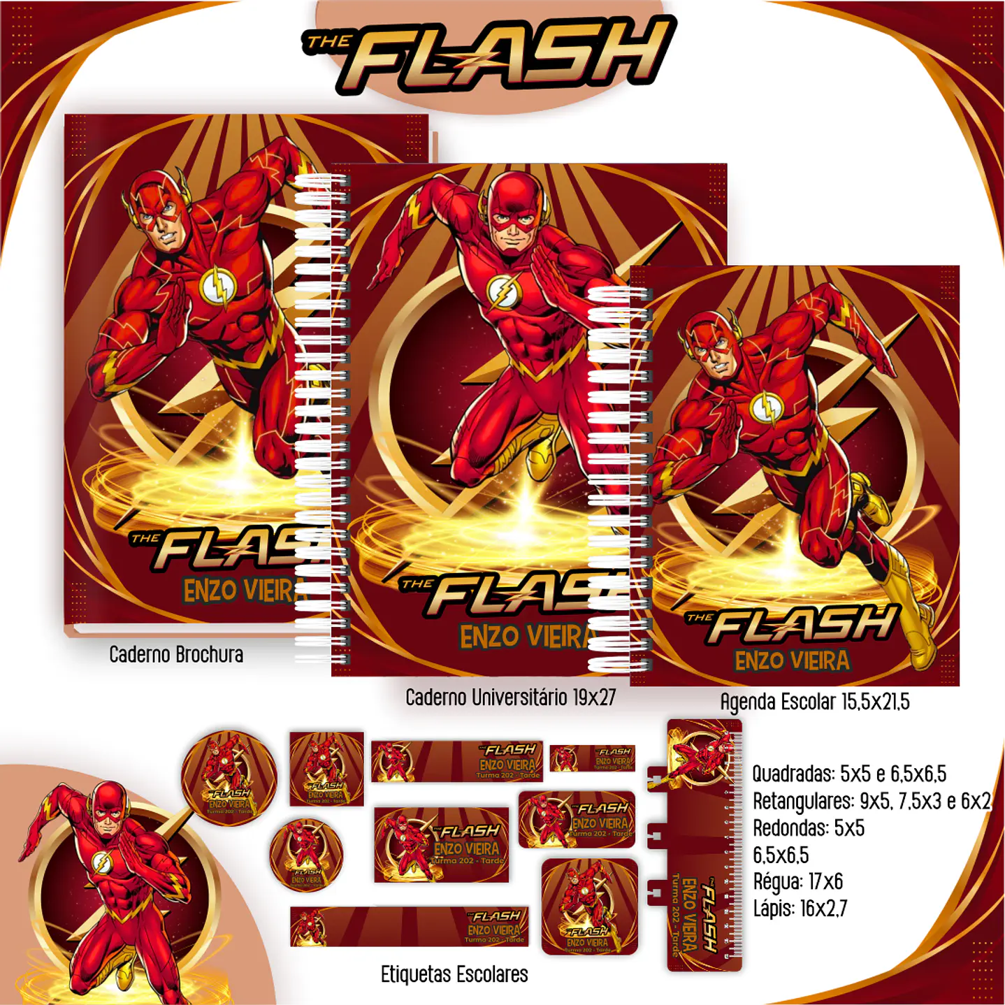 Kit Digital Encadernação Flash - Volta às Aulas Completo 1