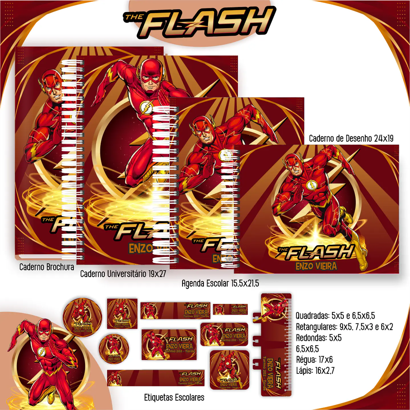 Kit Digital Encadernação Flash - Volta às Aulas Completo 2