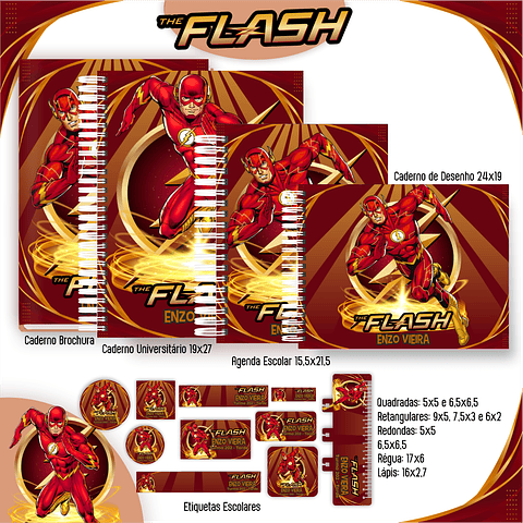 Kit Digital Encadernação Flash - Volta às Aulas Completo