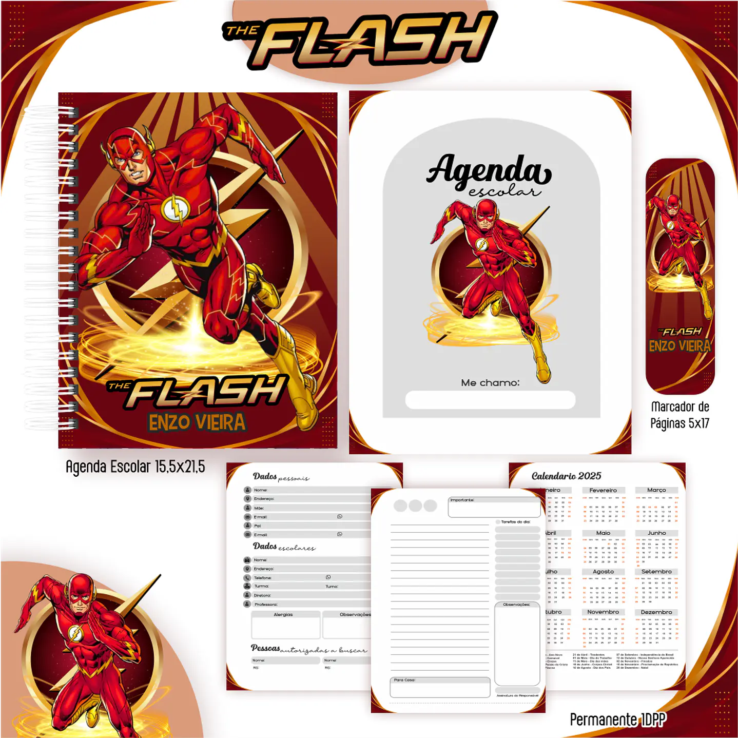 Kit Digital Encadernação Flash - Volta às Aulas Completo 4