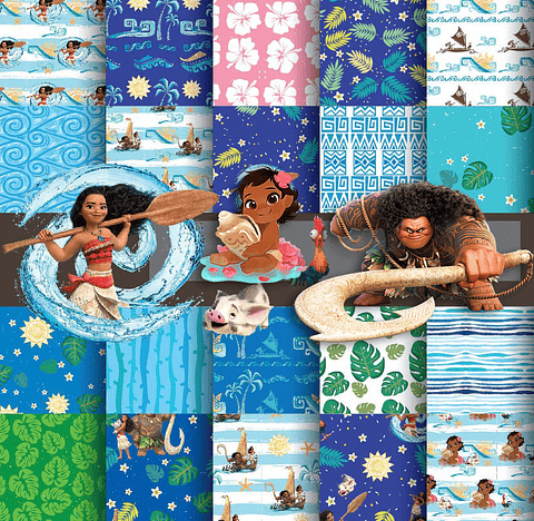 Super Kit Digital Moana Digital Imágenes y documentos